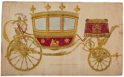 Kutsche des Obersten Pontifex Pius VII von Giuseppe Pera